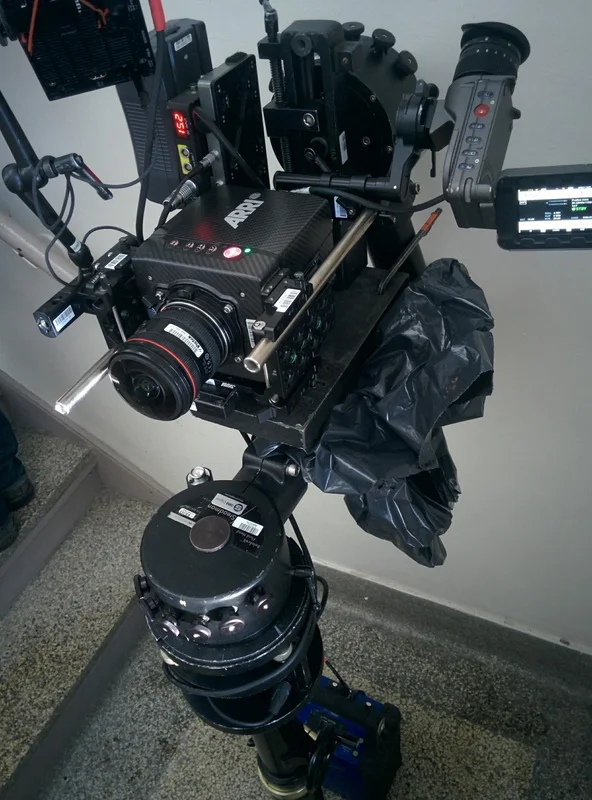 Nodal Arri — Nodal cinema camera mounted on a support rig.