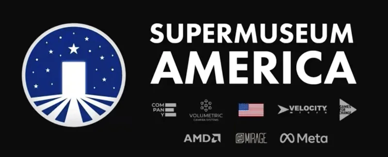 Supermuseum America production credit card including VCS and Mirage.