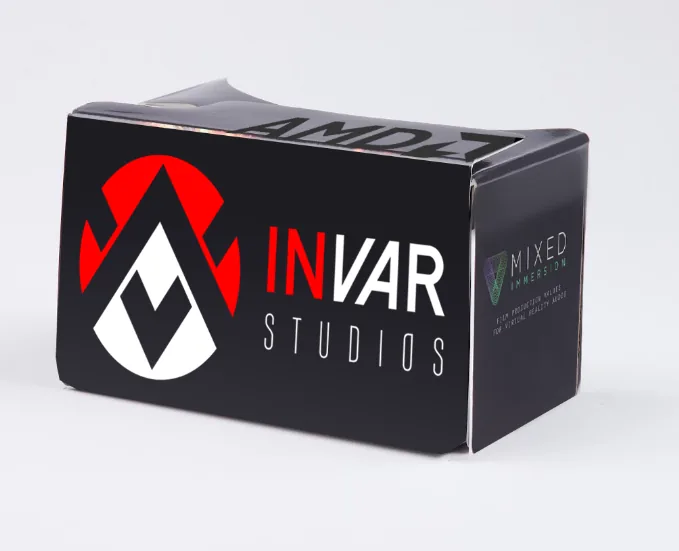 INVAR Studios / Mixed Immersion viewer packaging. Rose Colored promotional package, 2018.
