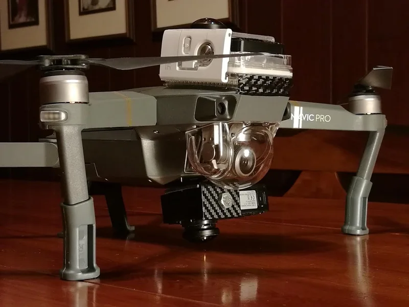 Aerial camera system and flight hardware.