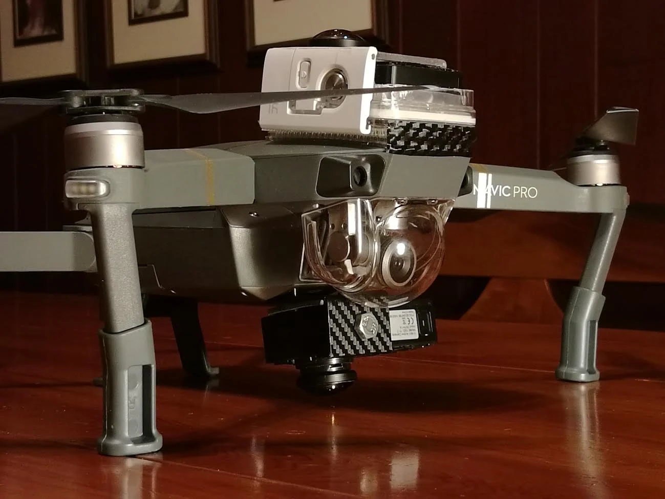 Aerial camera system and flight hardware.